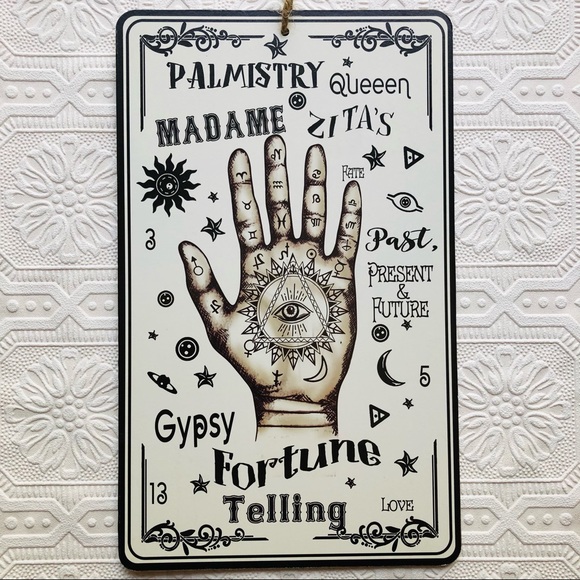 New! Gypsy Fortune Telling Hanging Wall Decor - Picture 2 of 7